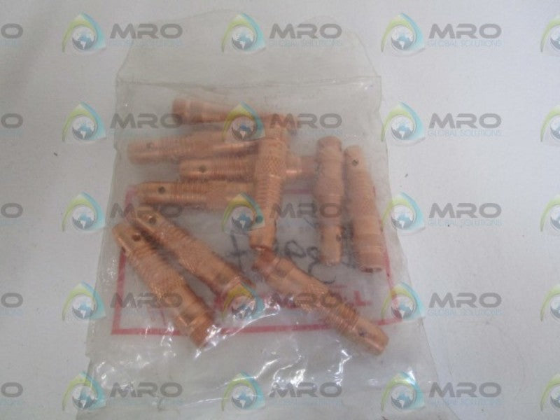 LOT OF 10 WELDCRAFT 3/32 COLLET BODY 10N32 *NEW IN FACTORY BAG*