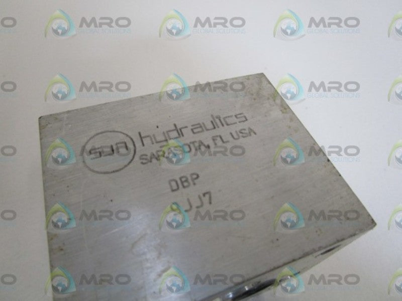 SUN HYDRUALICS FLOW CONTROL VALVE DBP 9JJ7 *NEW NO BOX*