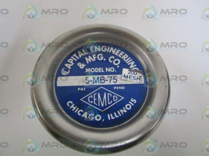 CAPITAL ENGINEERING FILTER 5-MB-75  NSNP
