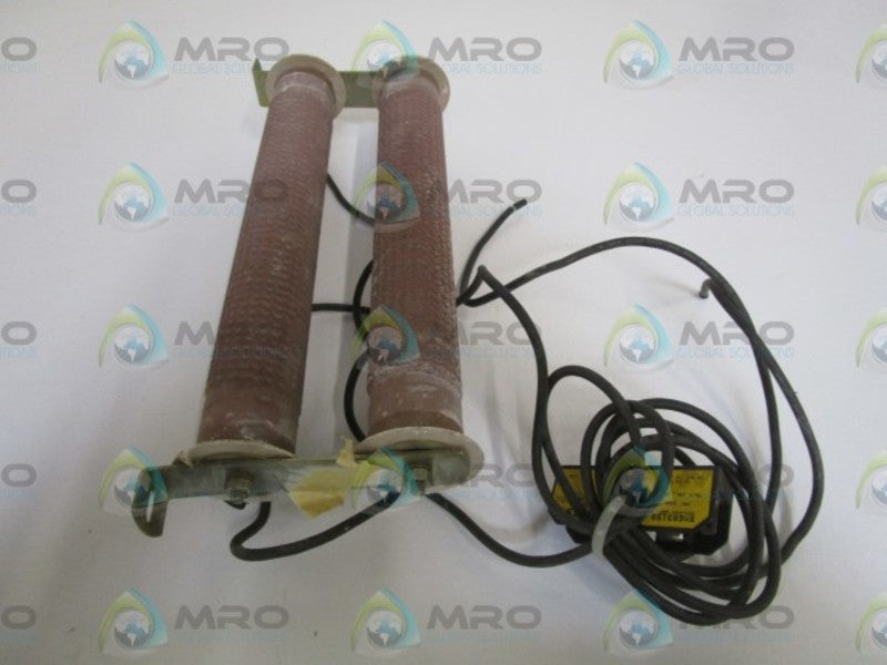 LOT OF 2 MRC RESISTOR 10OHMS 550W 26-188-10RC *USED*