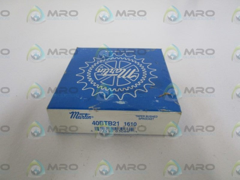 MARTIN 40BTB21 1610 SPROCKET *FACTORY SEALED*
