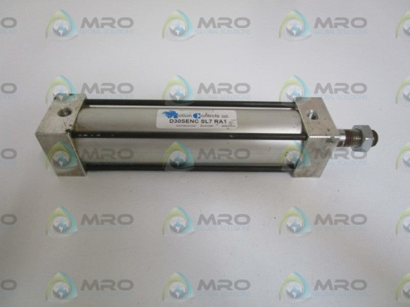 MOTION CONTROLS PNEUMATIC CYLINDER D30SENC SL7 RA1 *USED*