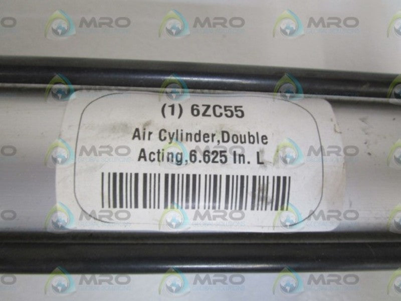 SPEEDAIRE 6.625 IN. L DOUBLE ACTING AIR CYLINDER 6ZC55 *NEW NO BOX*