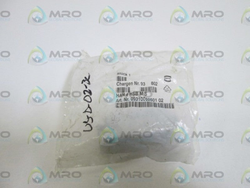 HARTING HAN6HSBMS CONNECTOR HOUSING *NEW IN FACTORY BAG*