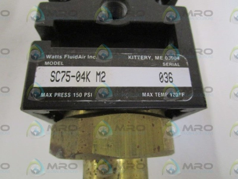 WATTS COMBINATION VALVE SC75-04K-M2 *NEW IN BOX*