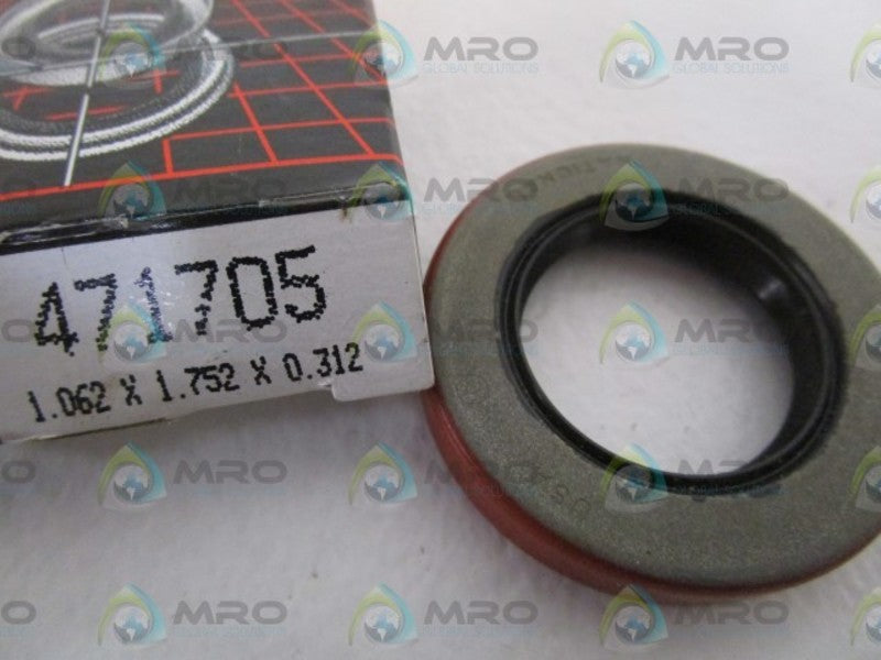 LOT OF 4 NATIONAL 1.062X1.752X0.312 OIL SEAL 471705 NSMP