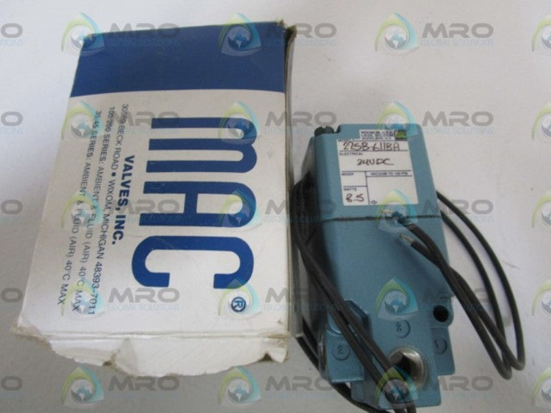 MAC SOLENOID VALVE 225B-611BA *NEW IN BOX*