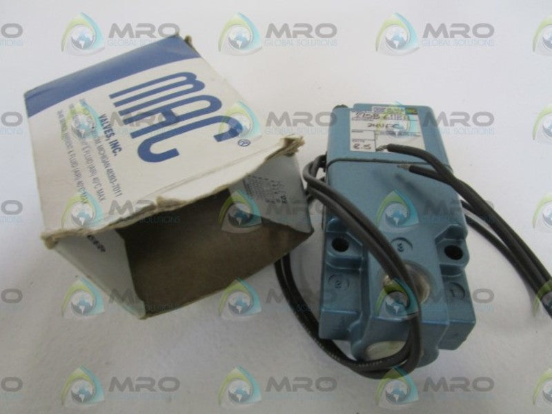 MAC SOLENOID VALVE 225B-611BA *NEW IN BOX*