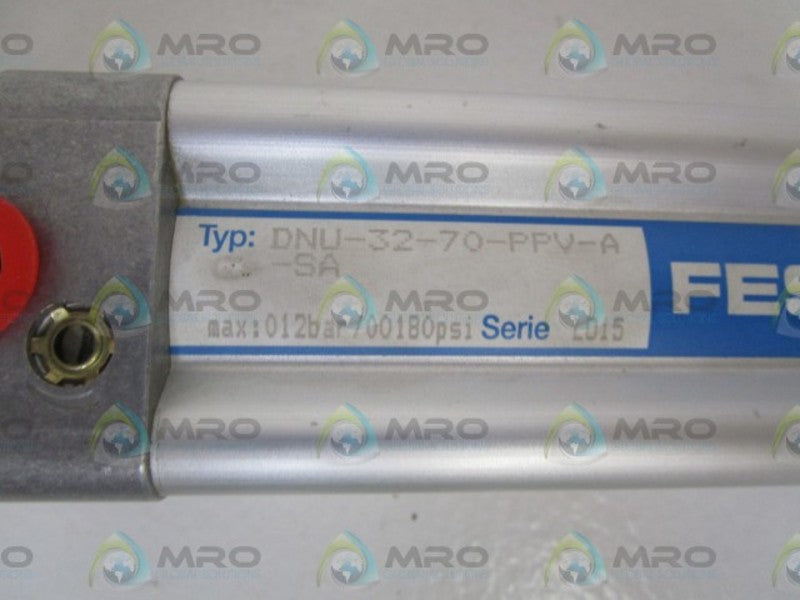 FESTO PNEUMATIC CYLINDER DNU-32-70-PPV-A-SA  NSNP