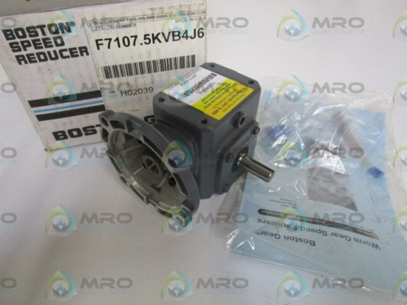 BOSTON GEAR SPEED REDUCER F7107.5KVB4J6  NSMP