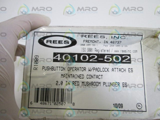 REES PUSHBUTTON 40102-502 *NEW IN BOX*