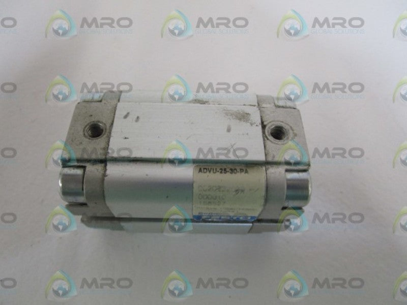 FESTO PNEUMATIC CYLINDER ADVU-25-30-PA  UNMP
