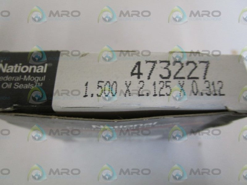 LOT OF 10 NATIONAL 1.500X2.125X0.312 OIL SEAL 473227 *NEW IN BOX*