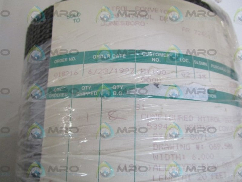 20FT COVEYOR BELT 8071  NSNP