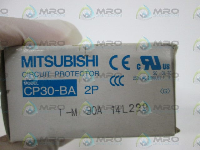 MITSUBISHI CP30-BA-2P-30A CIRCUIT PROTECTOR 30A *NEW IN BOX*