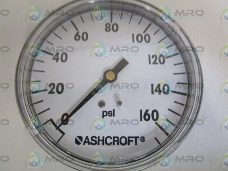 ASHCROFT 35W1005H02L-160# PRESSURE GAUGE 0-160 PSI  NSMP