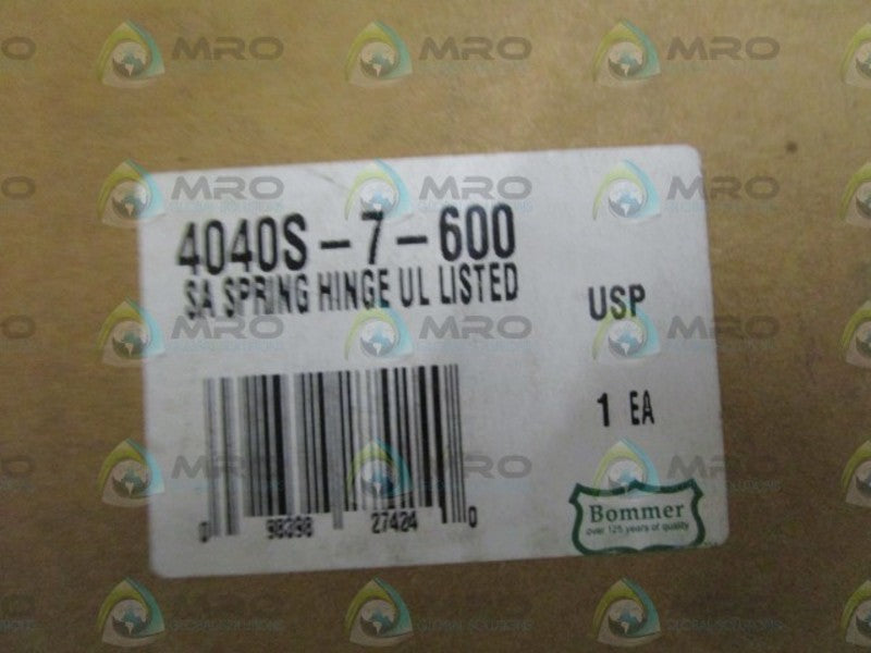 SA SPRING HINGE 4040S-7-600 *NEW IN BOX*
