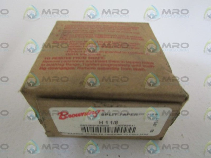 BROWNING SPLIT TAPER BUSHING H-1-1/8 * FACTORY SEALED *