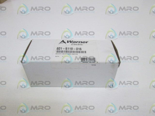 WARNER ELECTRIC SAFETY INTERLOCK SWITCH 601-6119-016 *NEW IN BOX*