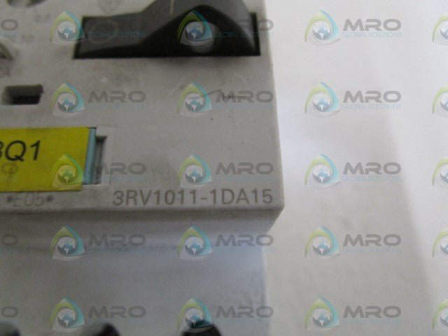 SIEMENS 2,2-3,2A STARTER MOTOR PROCTECTOR 3RV1011-1DA15 *USED*