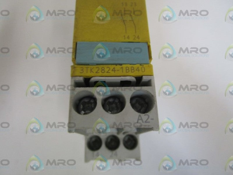 SIEMENS SAFETY RELAY 3TK2824-1BB40 *USED*