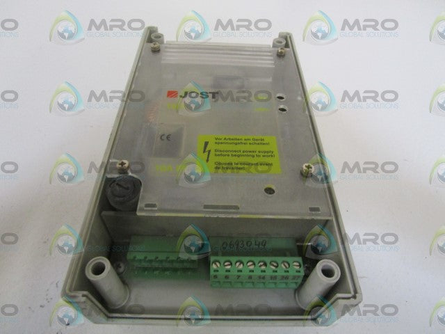JOST 110/120V POWER SUPPLY TK5/115 E000-60K60 *USED*