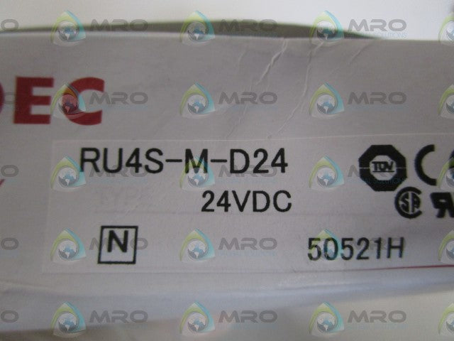 LOT OF 5 IDEC 24VDC RELAY RU4S-M-D24 *NEW IN BOX*