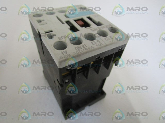 SIEMENS 3RT1016-1AK61 CONTACTOR 110/120V *USED*