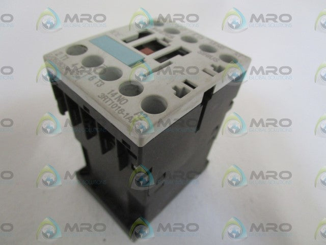 SIEMENS 3RT1016-1AK61 CONTACTOR 110/120V *USED*