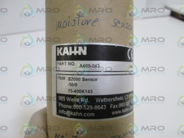 KAHN SENSOR A409-043 *ORIGINAL PACKAGE*