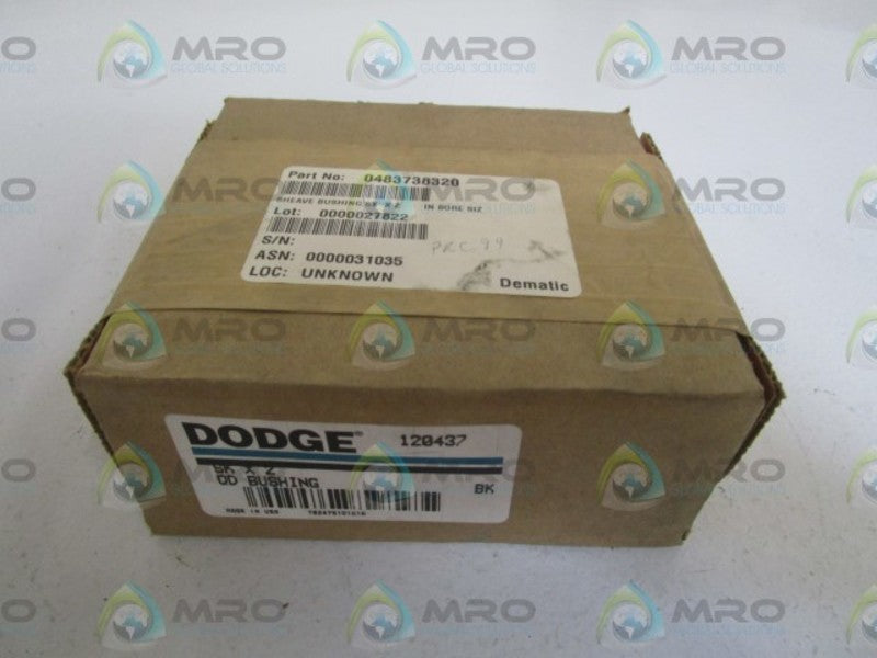 DODGE 120437 QD BUSHING SK X 2 * FACTORY SEALED *