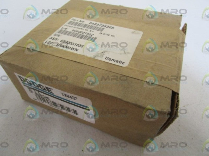 DODGE 120437 QD BUSHING SK X 2 * FACTORY SEALED *