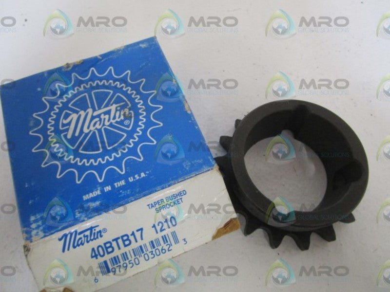 MARTIN 40BTB17 1210 TAPER BUSHED SPROCKET *NEW IN BOX*
