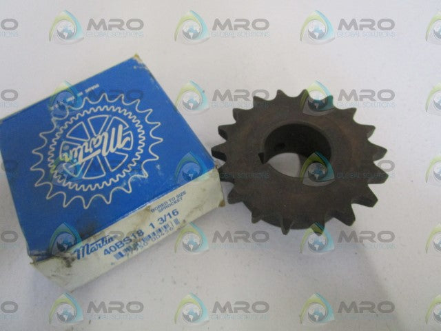 MARTIN 40BS18 SPROCKET 1 3/16" *NEW IN BOX*