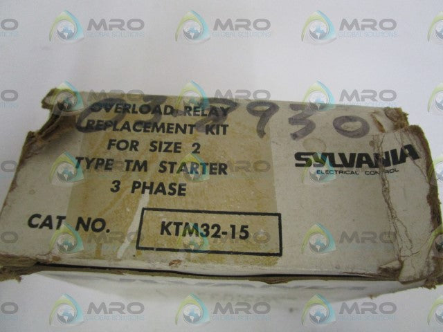 SYLVANIA OVERLOAD RELAY KTM32-15 *NEW IN BOX*