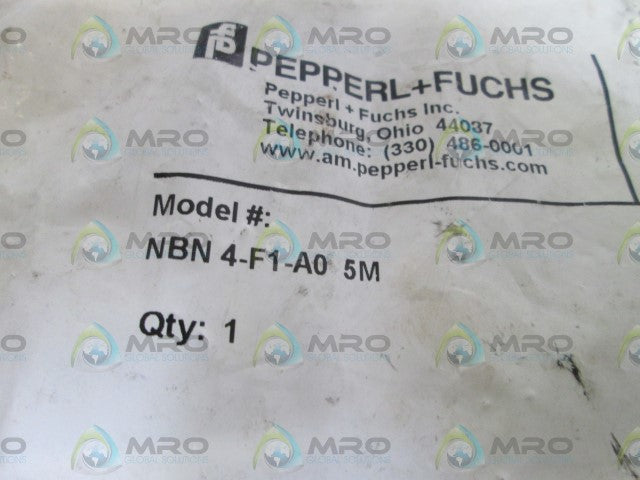 PEPPERL+FUCHS NBN 4-F1-A0 5M INDUCTIVE SENSOR *NEW IN FACTORY BAG*
