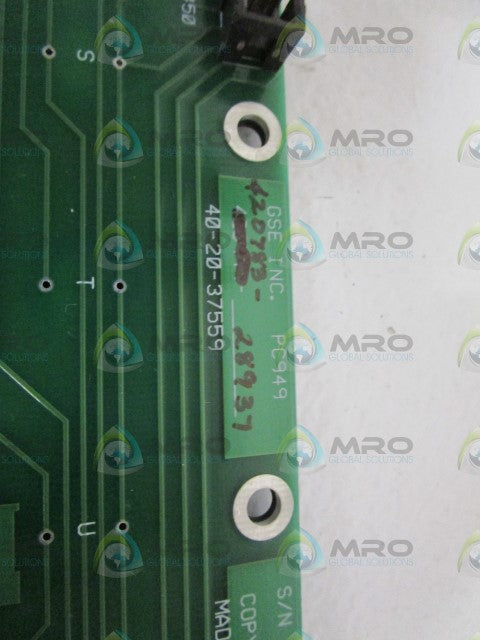 GSE INC. CIRCUIT BOARD KEYPAD PC949 *NEW NO BOX *
