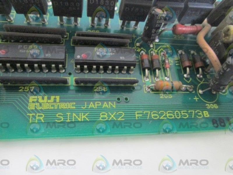 FUJI ELECTRIC TR SINK 8X2 F76260573B CIRCUIT BOARD UNMP