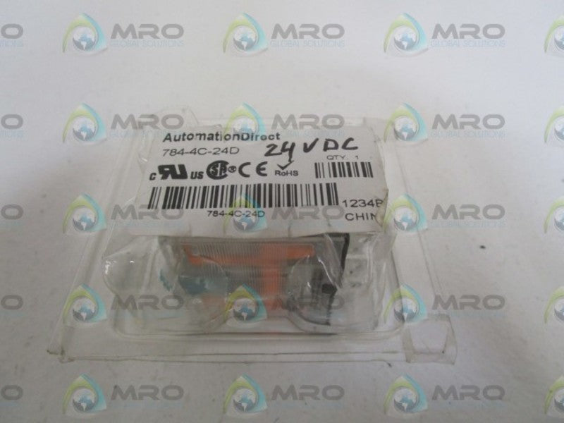 AUTOMATION DIRECT 24VDC RELAY 784-4C-24D * NEW IN ORIGINAL PACKAGE *
