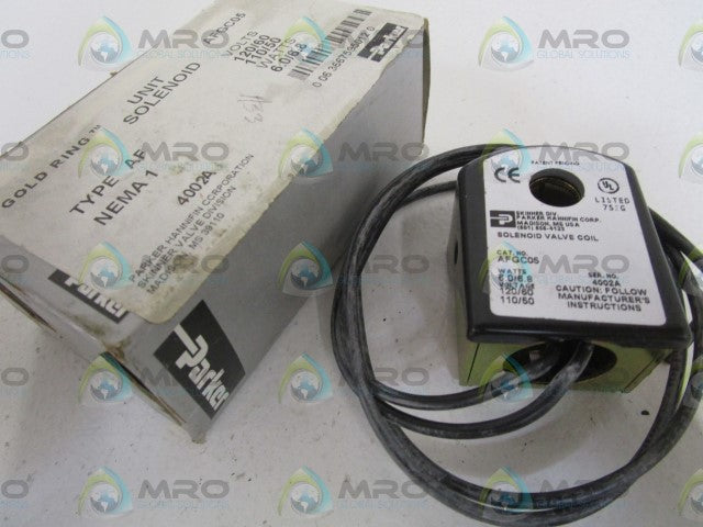 PARKER SOLENOID VALVE COIL AFGC05 *NEW IN BOX*