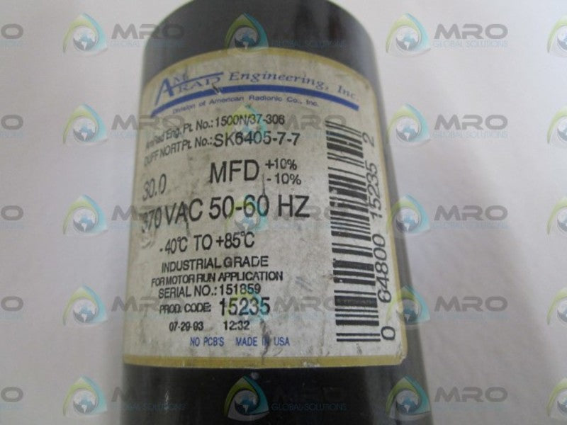 AMRAD SK6405-7-7 CAPACITOR 370VAC  UNMP