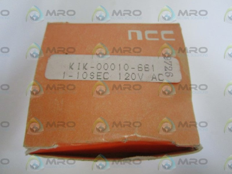 NCC .1-10SEC DIGITAL TIME DELAY RELAY K1K-00010-661 *NEW IN BOX*