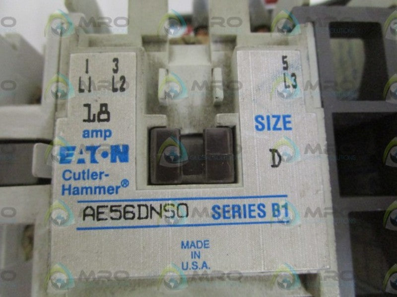 EATON SIZE D STARTER AE56DNS0 SER. B1  UNMP