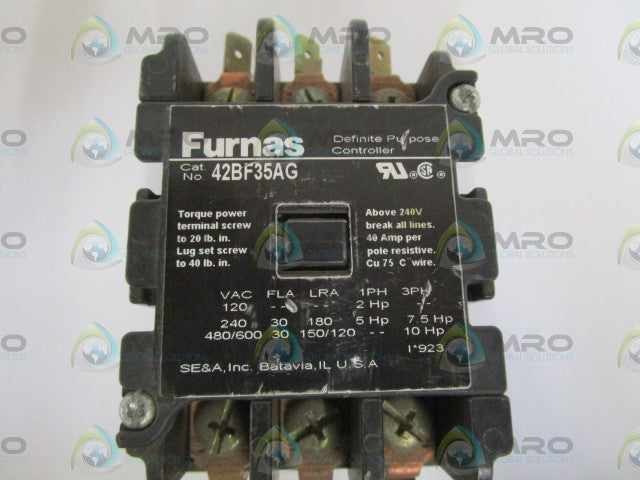 FURNAS CONTACTOR 42BF35AG *USED*