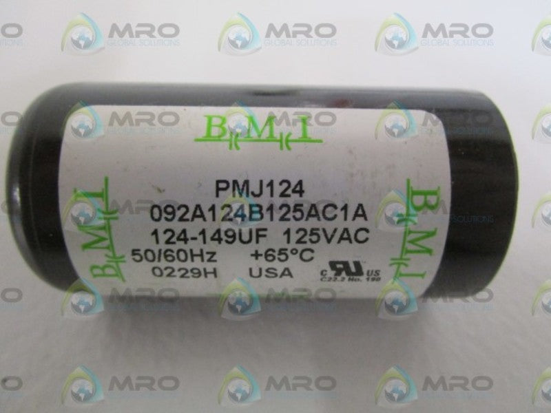 BMI 125VAC CAPACITOR PMJ124-1  NSMP