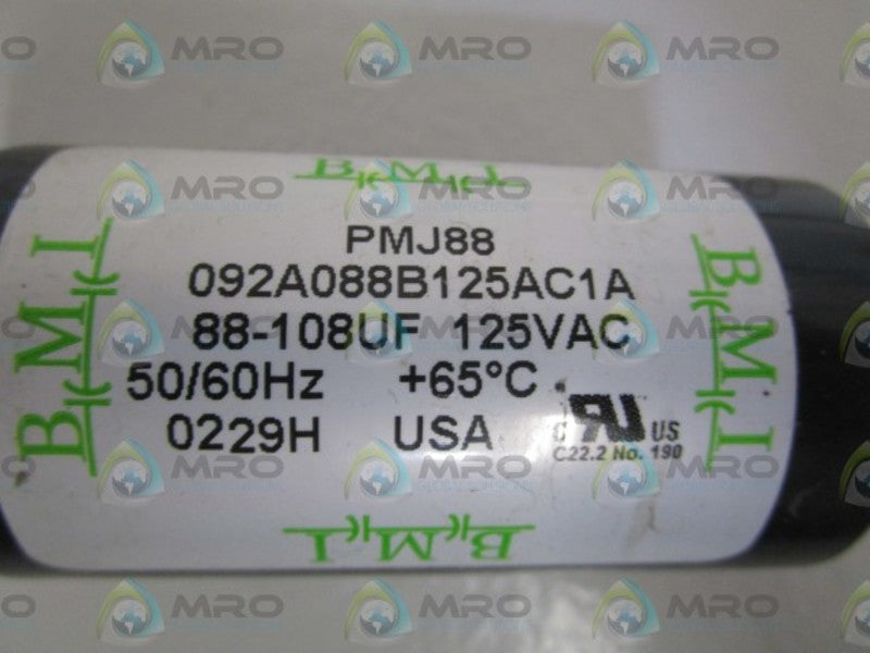BMI 125VAC CAPACITOR PMJ88   NSMP