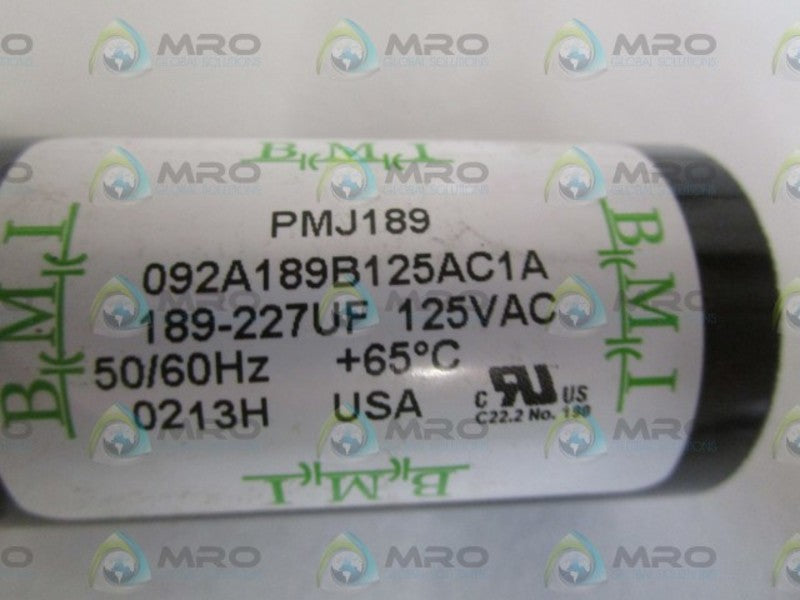 BMI 126VAC CAPACITOR PMJ189-1  NSMP