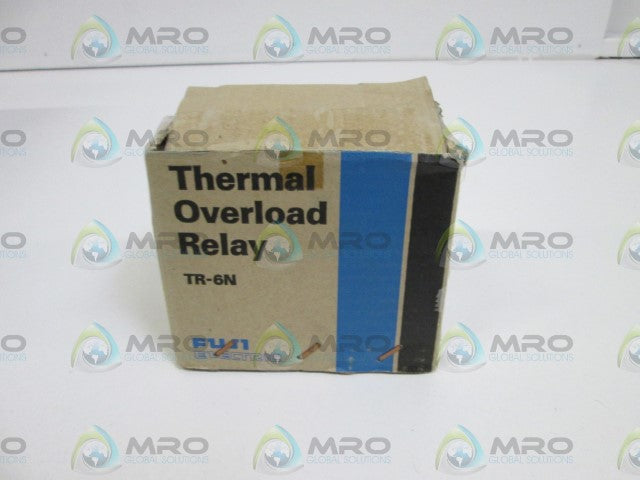 FUJI ELECTRIC THERMAL OVERLOAD RELAY TR-6N/UL *NEW IN BOX*