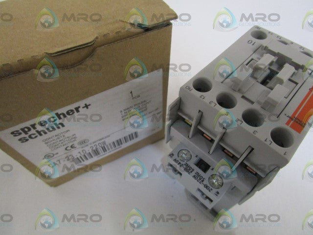 SPRECHER+SCHUH 200-220V/208-240V CONTACTOR CA7-23-10-220W *NEW IN BOX*