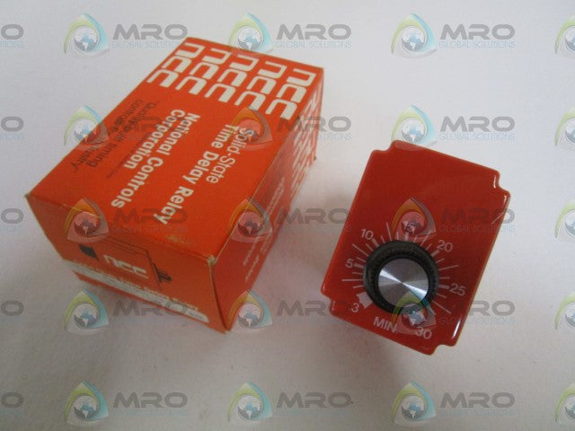 NCC T3K-1800-461 SOLID STATE TIMER 18-1800 SEC. *NEW IN BOX*